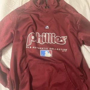 Maroon MLB PHILLIES HOODIE